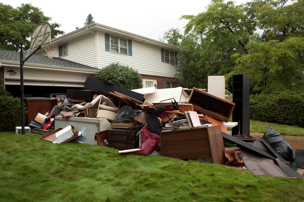 Damaged Items after a house flood