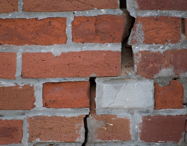 Plugging the open cracks in the walls